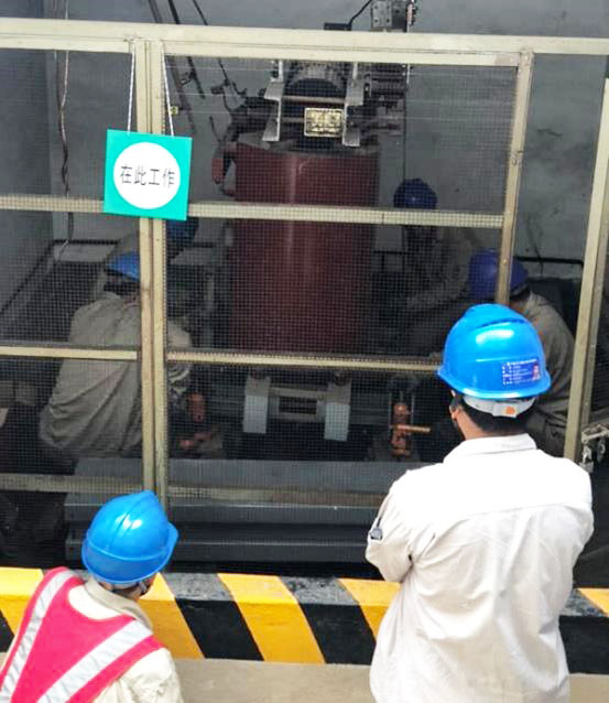 配電站房噪聲治理施工中 配電站房噪聲治理施工中